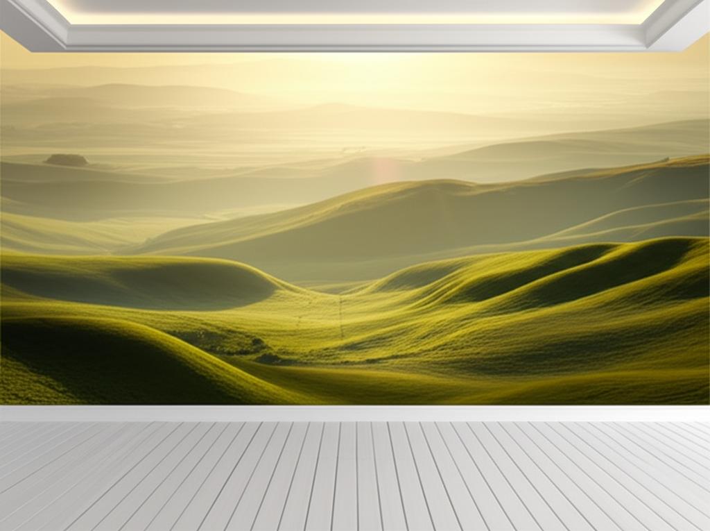 Gdzie pasują fototapety z dolinami i równinami?