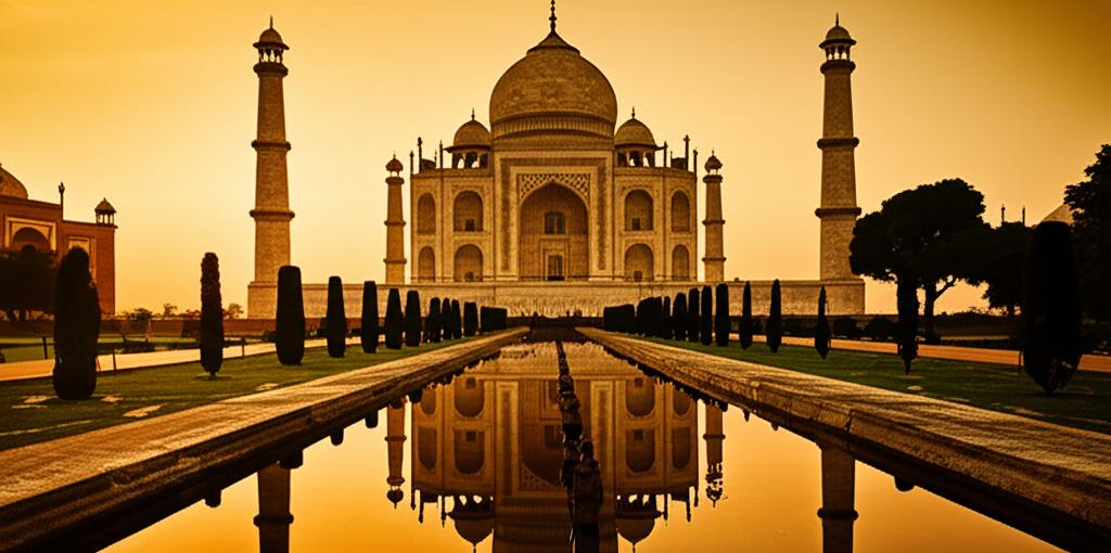 Różnorodność Ujęć w Obrazach Tadż Mahal