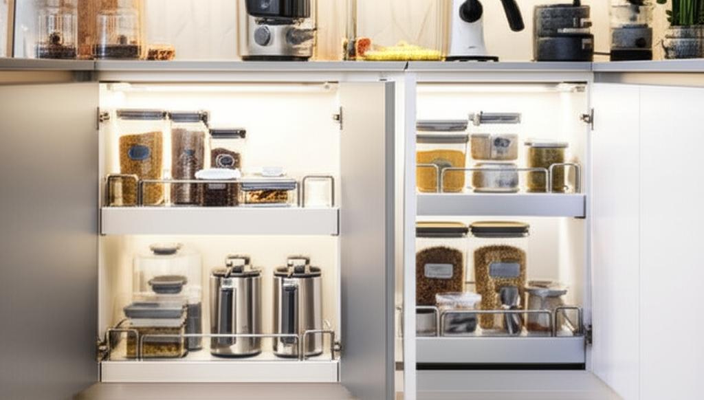 Sprytne przechowywanie żywności i drobiazgów