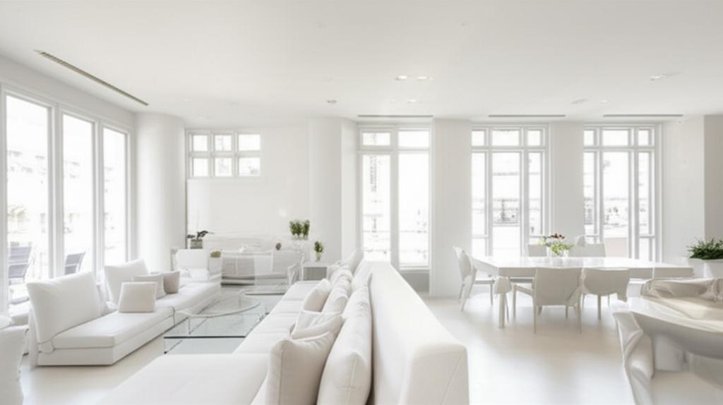 Jasna paleta barw i strategiczne oświetlenie