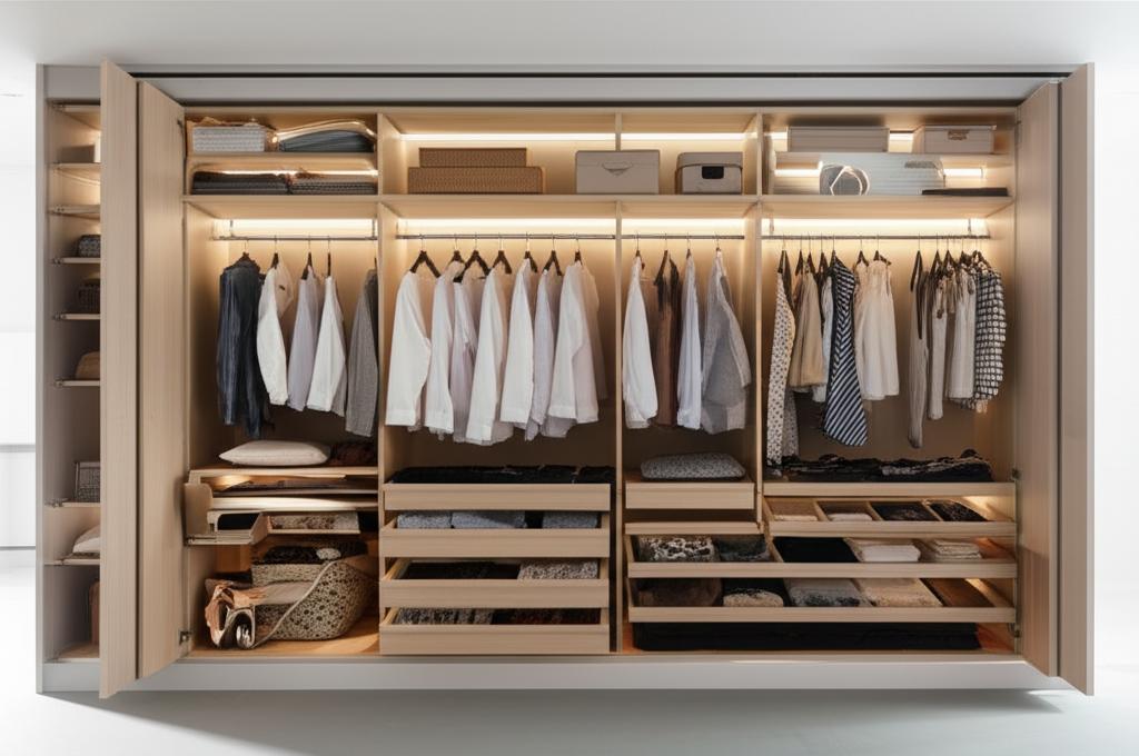 Optymalizacja wnętrza szafy: jak zmieścić wszystko?