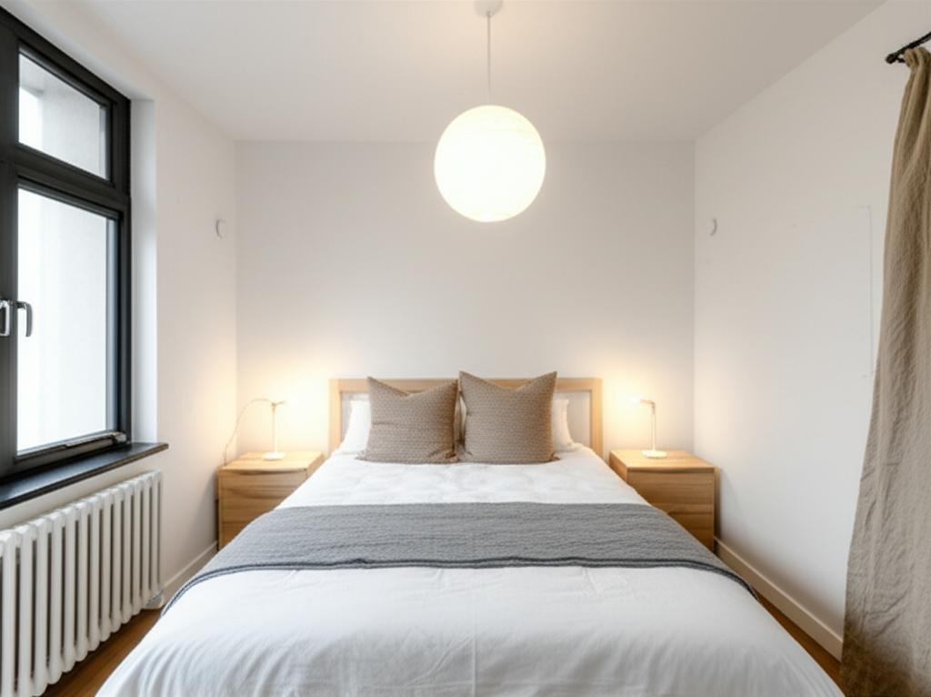 Oświetlenie centralne: fundament jasnej sypialni