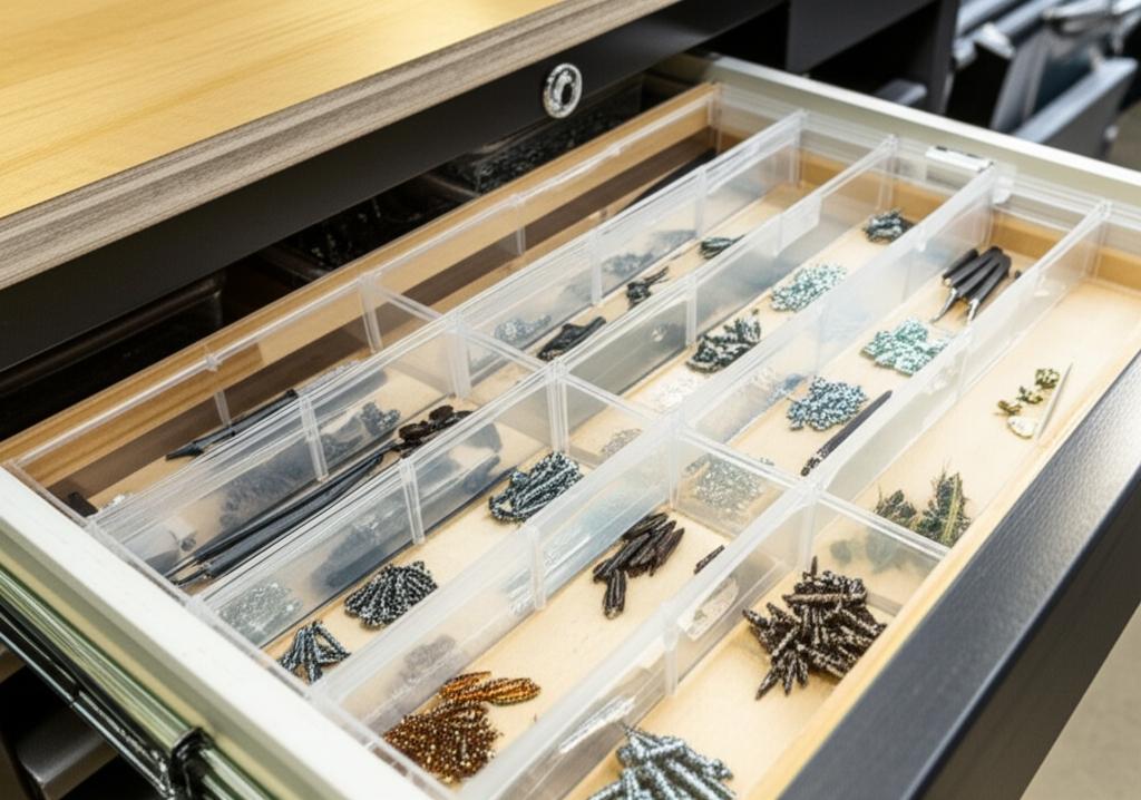 Szuflady i organizery wewnętrzne