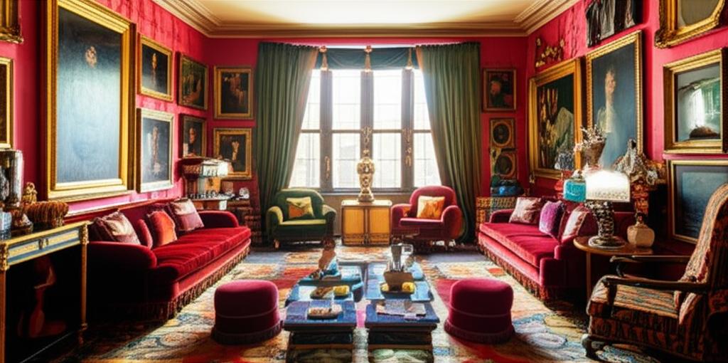 Maksymalizm w designie: ekspresja, bogactwo i opowiadanie historii